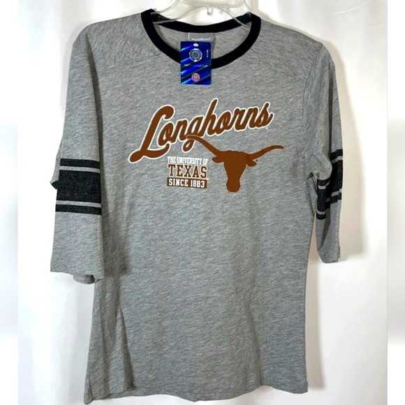 NWT Women's University of Texas Longhorns Quarter Length T-shirt - Picture 5 of 8